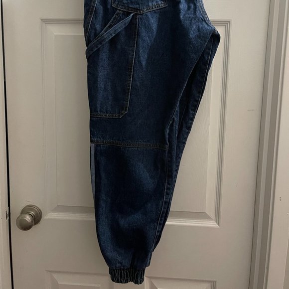 NWOT Adidas x Ivy Park Denim Track Pants (Unisex) - Picture 3 of 6